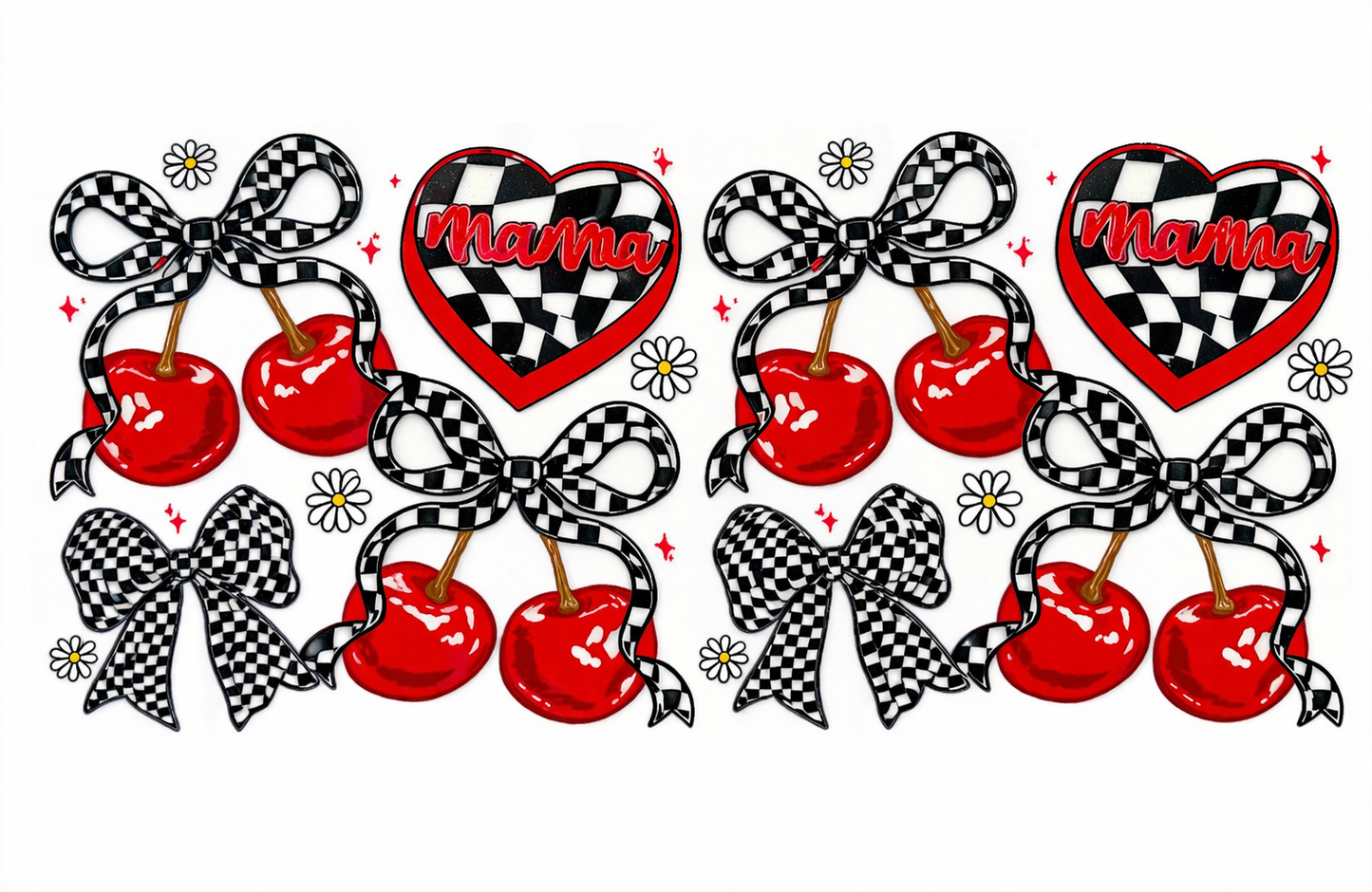 Black & White Checkered Mama