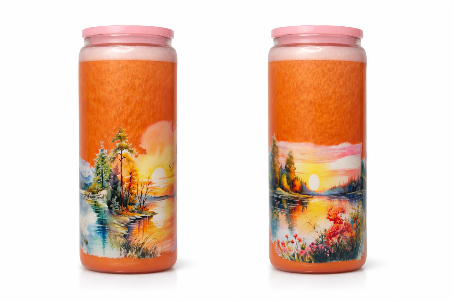 16 oz Glass Landscape