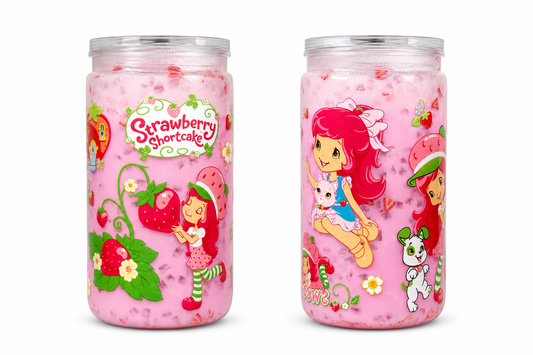16 oz Acrylic Strawberry Shortcake